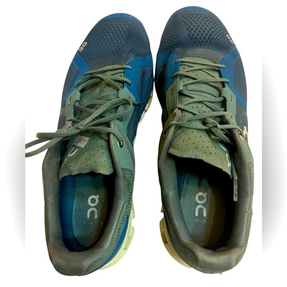 On Running Men\'s Blue and Green Athletic Shoes main image 9